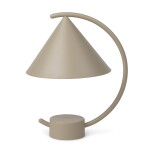 Ferm Living Designová stmívatelná lampa Meridian Cashmere, béžová barva, kov