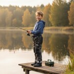 Kalhoty sportovní outdoorové, podšité fleezovou podšívkou, Pidilidi, PD1121-23, CAMO - 104 | 4roky