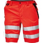 CRV Cerva Kraťasy KNOXFIELD Hi-Vis páské reflexní s elastickým pasem červené 48 červené