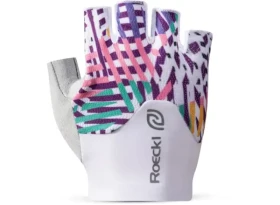 Roeckl Deleni 2 dámské cyklistické rukavice White/Multicolor vel. 8