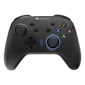 Canyon 4 v 1 bezdrátový gamepad černá / 4-way D-pad / 16 tlačítek / 2.4 GHz / Switch Android PC PS3 (CND-GPW3)