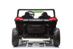 Mamido Elektrické autíčko Buggy UTV čtyřmístné 24V nafukovací kola zelené