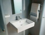 DURAVIT - Vero Umyvadlo 60x47 cm, s 1 otvorem pro baterii, s WonderGliss, alpská bílá 04546000001