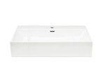 Umyvadlo SAT Cube Way 75x42 cm otvor pro baterii uprostřed SATCW7542 SATCW7542