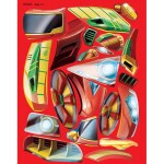 Jiri Models Jiri Models, 3764-2, Poskládej si, samolepková kniha, Super auta