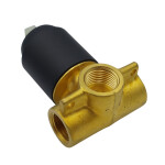 INVENA - Těleso pro podomítkové baterie černé bez přepínače, 35 mm, 1-funkce SC-B1-449-P