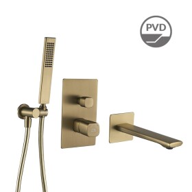 Laveo - Tores - podomítková vanová baterie se sprchovou soupravou BVT_G11P