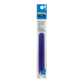 Colorino náplň do gumovatelného pera s víčkem, 24 ks, 0,5 mm, modrá náplň, krabička - 8ks