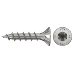 Fischer 574148 šrouby do dřevotřísky 4 mm 30 mm TX Nerezová ocel 200 ks