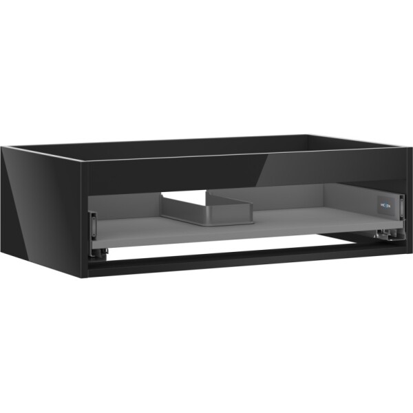 MEXEN - Box-A skříňka pro umyvadlo 80, 1 šuplík, černá lesk 91AX0-0800-235-1-70