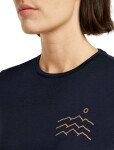 Dámské merino triko s krátkým rukávem ICEBREAKER Wmns 125 Cool-Lite Sphere SS Tee Across, Midnight Navy velikost: M