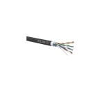 Instalační kabel Solarix venkovní FTP, Cat5E, drát, PVC+PE, dvojitý plášť, cívka 305m SXKD-5E-FTP-PVC+PE EDF_10101713