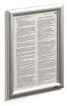 Durable Klaprám A4 stříbrná / Klaprám / Hliníkový / Nástěnný / 240x329 mm (479623)