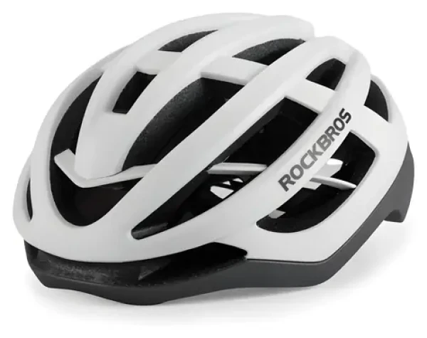 Rockbros HC-58WG-L bílo-šedá / Cyklistická helma / velikost 58-61 cm