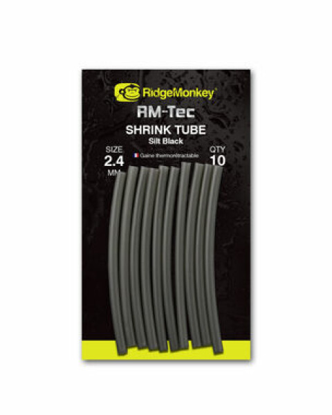 RidgeMonkey Smršťovací hadička Connexion Shrink Tube 2,4mm Silt Black 10ks (RMT066)