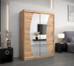 Šatní skříň Abi W0 Barva korpusu: Dub Sonoma, Rozměry: 200 cm, Dveře: Dub sonoma