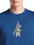 ICEBREAKER Mens Merino 150 Tech Lite SS Tee Bear Tour, Lazurite (vzorek) velikost: M