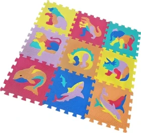 ALLTOYS Pěnové puzzle Zvířata a dinosauři