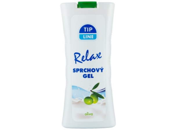 Tip Line Relax sprchový gel oliva 500ml