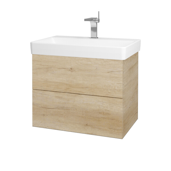 Dřevojas - Koupelnová skříňka VARIANTE SZZ2 70 pro umyvadlo Laufen Pro S - D15 Nebraska / D15 Nebraska 194963