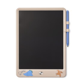 LIEWOOD Magnetický LCD kreslící tablet Zora Dino Roar, krémová barva, plast