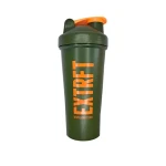 Extrifit Šejkr 600 ml zelený, oranžové logo (18589)