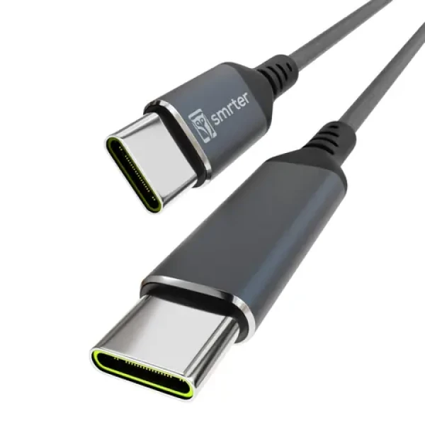 Smrter SPEEDY 100 černá / Datový a nabíjecí kabel / USB-C - USB-C / 100 cm / PD 100W (SMRTER_SPEEDY100_M_AT)