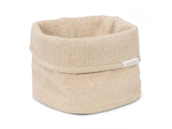 Little Dutch Košík pletený malý Pure Soft Beige (TE31725040LD)