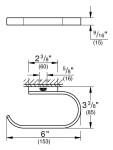 GROHE - Selection Držák toaletního papíru, kartáčovaný Hard Graphite 41068AL0