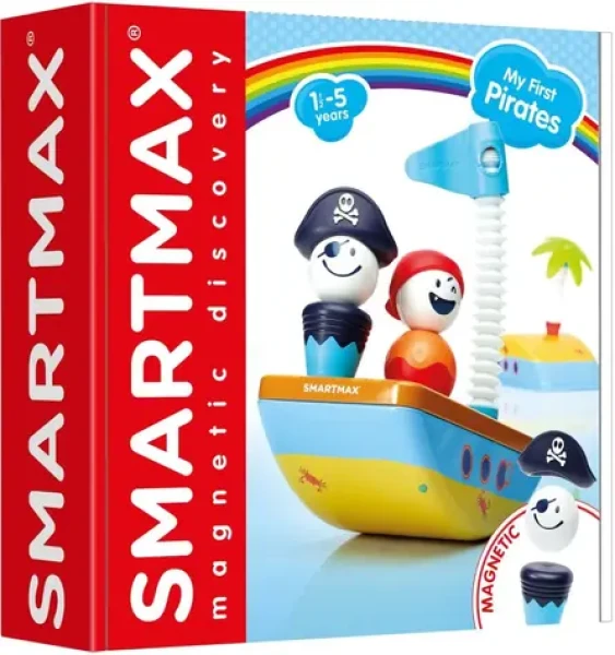 SMARTMAX Magnetická stavebnice Moji první piráti 10 dílků
