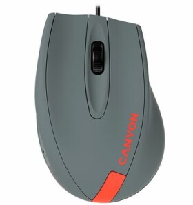 CANYON M-11 šedá / Optická myš / 1000 DPI / 3 tlačítka / USB / 1.5 m (CNE-CMS11DG)