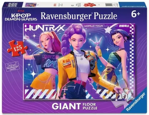 RAVENSBURGER Obrovské podlahové puzzle K-Pop: Lovkyně démonů