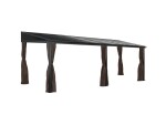 Sojag Portland nástěnná pergola 10x16 288x488x240 cm antracit
