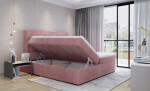 Boxspring Idris Rozměr: 140 x 200 cm, látka: Monolith 09
