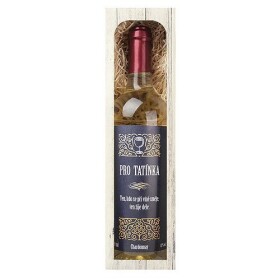 Mediabox Dárkové víno - Tatínkovi - bílé 750ml