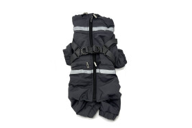 Storm zimní kombinéza pro psa na ZIP Barva: Šedá, Délka zad (cm): 40, Obvod hrudníku: 46 - 54 cm