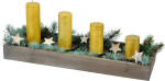 Svícen adventní dřevo 53x17cm