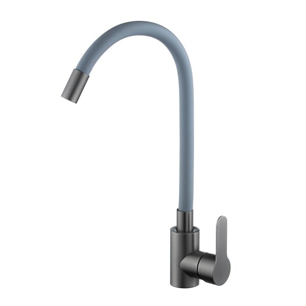 VELAZO - Kuchyňská baterie s flexibilním výtokem šedá / grafit VELAZ8105BG