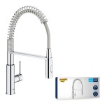 GROHE - Get Dřezová baterie s flexibilním ramenem a sprškou, chrom 30361000