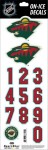 Sport Star Samolepky na helmu Minnesota Wild NHL Decals