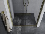 MEXEN - Apia posuvné sprchové dveře 140, transparent, zlaté 845-140-000-50-00