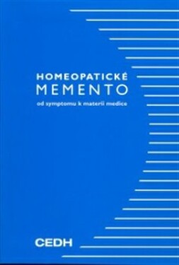 Homeopatické memento - Alain Sauzay Villefontaine