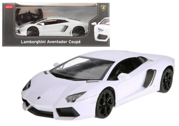 Mamido Sportovní autíčko Lamborghini Aventador LP700 Rastar na dálkové ovládání RC 1:14 bílé
