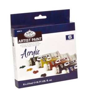Akrylové barvy Royal &amp; Langnicke ARTIST 6x21 ml