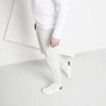 Birkenstock dámské žabky Boston ESD white natural leather medical narrow (0061378) dámské 36
