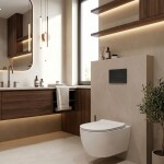 REA - Ovládací tlačítko k podomítkovým systémům WC HD K011A-Q and Slim 024N Black REA-E0633