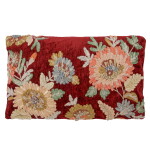 House Doctor Bavlněný povlak na polštář Nica 50 × 30 cm, červená barva, textil