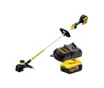 DeWalt DCM561P1 / Aku Strunová sekačka / 18V / Záběr: 33 cm / 1x5.0Ah / Otáčky 6.000 min / Průměr struny 2 mm (DCM561P1)