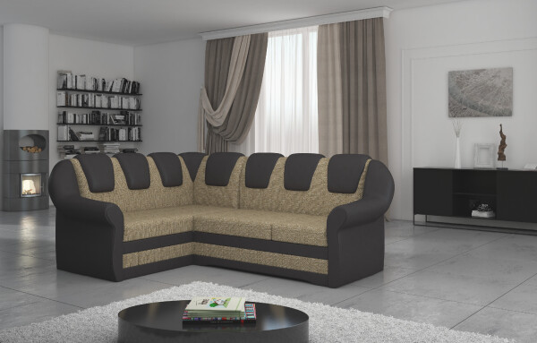 Sedací souprava Lord II Provedení: Levá varianta, látka: Berlin 03/ Soft 66 dark brown