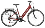 KROSS SENTIO 1.0, rám 18" (S), model 2025, pneu 28", barva rubínová - ZDARMA dopravné, seřízení, odborná montáž a koš na zadní nosič! (Záruka nejlepší ceny! Nakupujte u autorizovaného prodejce!)